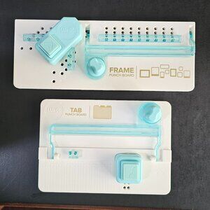 We R Memory Keepers Punch Boards – Frame & Tab (2 Tools Bundle)